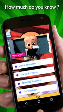 The Boss Baby Back in Business Trivia Quiz游戏截图3