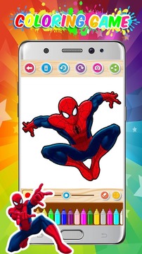 The Amazing Spider-Man Coloring Game 2018游戏截图4