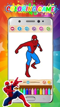 The Amazing Spider-Man Coloring Game 2018游戏截图5