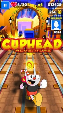 CUP-HEAD Subway Run游戏截图3