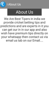 Cricket Betting Tips - Prediction,Tips游戏截图1