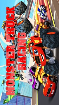 Blaze Truck Monster Machine 4X4 Racing Rush游戏截图1