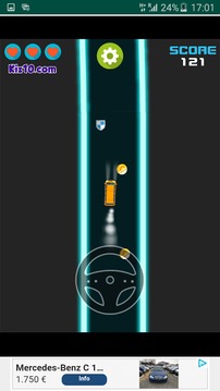 Finger Driver NEON游戏截图2