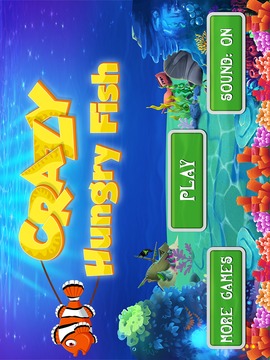 Crazy Hungry Fish - Big Fish Eat Small Fish游戏截图4