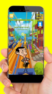 Mr 3D Bean - Subway Run游戏截图4