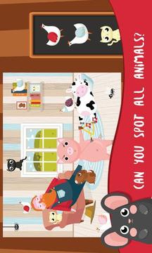 Crazy Farm - Animal School游戏截图1