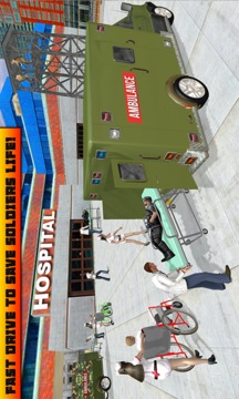 US Army Ambulance Rescue Game Simulator游戏截图4