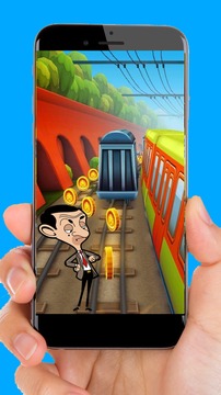 Mr 3D Bean - Subway Run游戏截图1