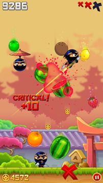 Tap Tap Ninja - Fruit Slice游戏截图2