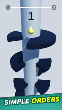 helix Ball Jump : Ball helix Jump游戏截图1