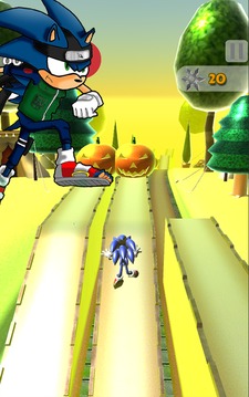 Sonic Ninja Halloween Run游戏截图3