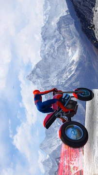 Superheroes Downhill Snow: Superhero Racing Game游戏截图5