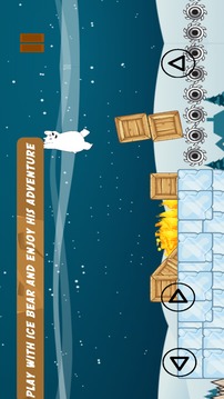 ice bear in Super Runner Bare Bear Adventure Time游戏截图2