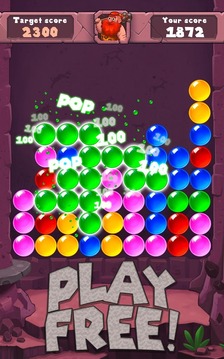 Stone Age Bubble Popper游戏截图1