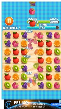 Fruits Candy Crush游戏截图3