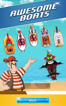 Ultimate Speed Boat Shooter Game游戏截图3