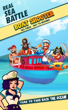 Ultimate Speed Boat Shooter Game游戏截图5