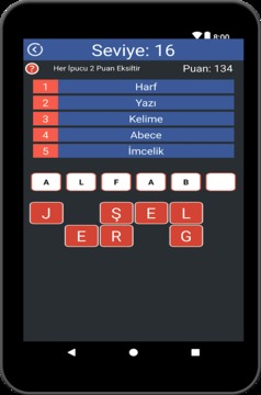 5 Kelime 1 İşlem: Kelime Oyunu游戏截图5