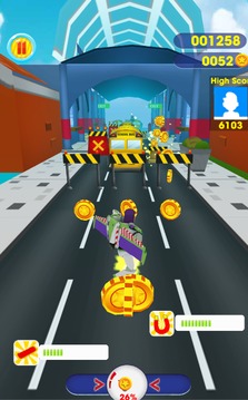 Buzz Subway Lightyear - Running Game游戏截图3