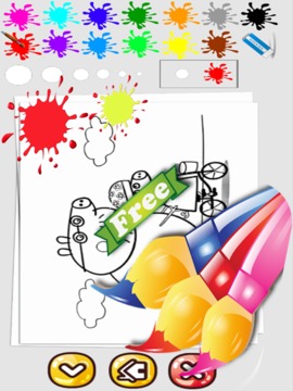 Color Book Peppa Cartoon Coloring Pig游戏截图4