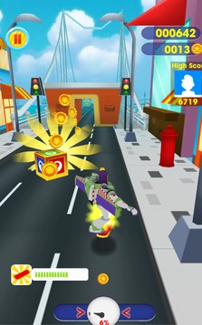 Buzz Subway Lightyear - Running Game游戏截图1