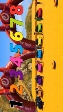 Superheroes Car Stunts: Top Speed Racing Games游戏截图4