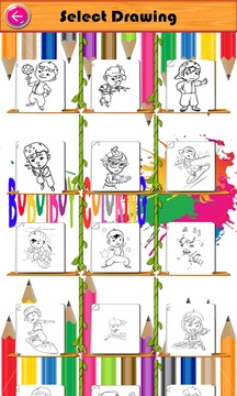 Boboiboy Coloring游戏截图3