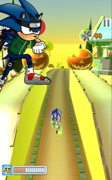 Sonic Ninja Halloween Run游戏截图5