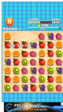 Fruits Candy Crush游戏截图2