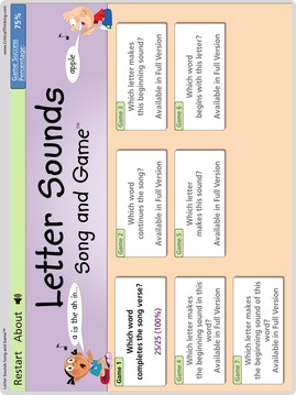 Letter Sounds Song and Game™ (Lite)游戏截图1