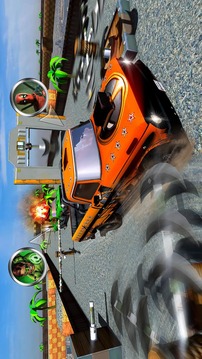 Superhero Color Car Stunt Race Adventure游戏截图1