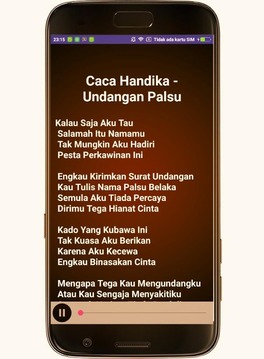 Lagu Caca Handika mp3 Album Offline + Lirik游戏截图2