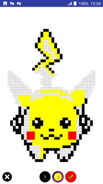 Color by Number Pokemon Pixel Art游戏截图4