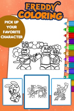 Five Nights Coloring Game游戏截图4