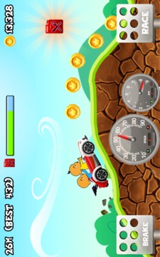 Upin Hill Race Games游戏截图3