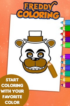 Five Nights Coloring Game游戏截图2