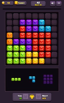 Ninja Paws Puzzle Blocks游戏截图4