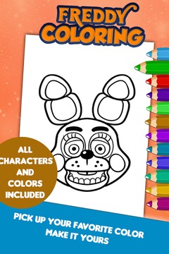 Five Nights Coloring Game游戏截图3