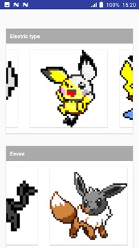 Color by Number Pokemon Pixel Art游戏截图1