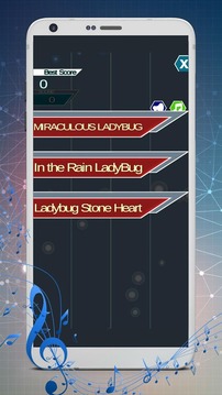 Ladybug Miraculous Piano Tiles Music游戏截图3