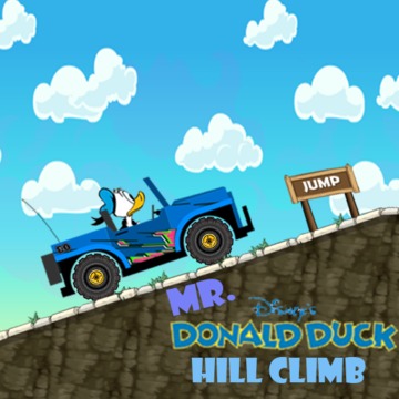 Hill Climb Mr. Donald Duck游戏截图1