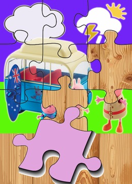 Jigsaw for Peppa and Pig warriors游戏截图2