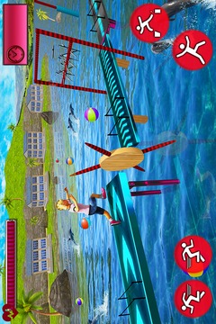 Kids Stunts Water Running Race游戏截图4