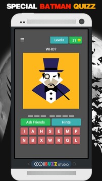 Guess the SuperHero & Villains Batman Quiz游戏截图2