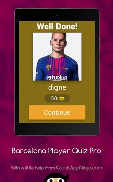 Barcelona Player Quiz Pro游戏截图2