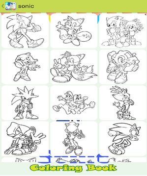 Sonic Coloring Book游戏截图5