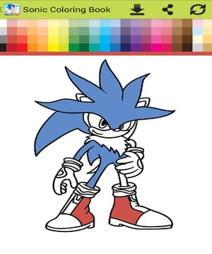 Sonic Coloring Book游戏截图1