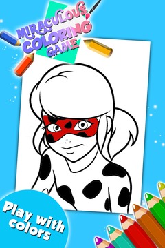 Ladybug Coloring Game For Kids游戏截图1