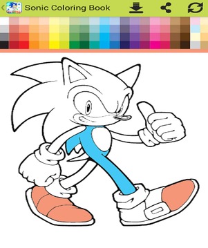 Sonic Coloring Book游戏截图3