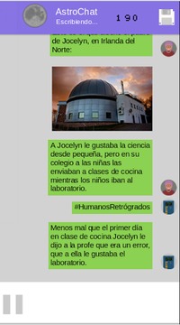 AstroChat Mujeres Espaciales游戏截图1